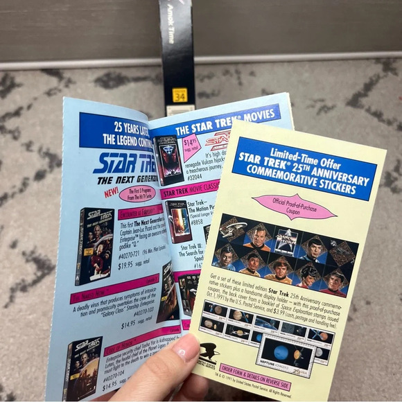 STAR TREK TOS Original Series TNG Battlestar Galactica VHS Incomplete Set Lot - Picture 16 of 16